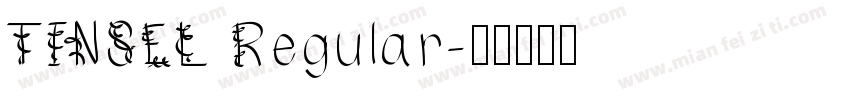 TINSEL Regular字体转换